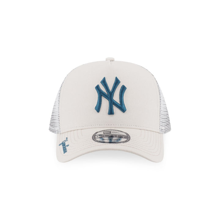 หมวกแก๊ป New Era รุ่น New York Yankees Color Era Ivory 9Forty A-Frame Trucker Cap