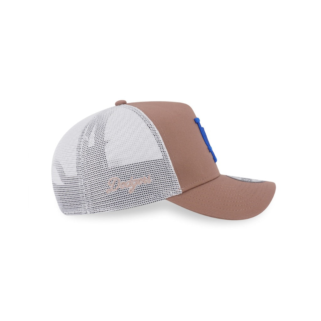 หมวกแก๊ป New Era รุ่น Los Angeles Dodgers Color Era Khaki 9Forty A-Frame Trucker Cap