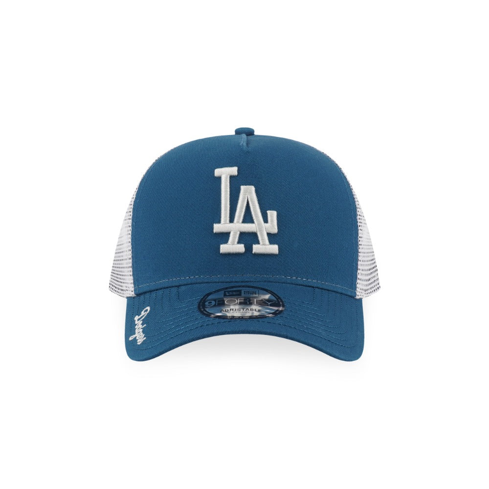 หมวกแก๊ป New Era รุ่น Los Angeles Dodgers Color Era Cadet Blue 9Forty A-Frame Trucker Cap