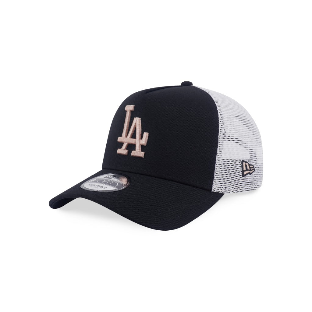 หมวกแก๊ป New Era รุ่น Los Angeles Dodgers Color Era Black 9Forty A-Frame Trucker Cap
