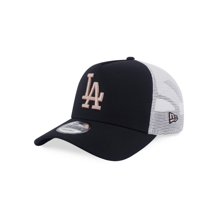 หมวกแก๊ป New Era รุ่น Los Angeles Dodgers Color Era Black 9Forty A-Frame Trucker Cap