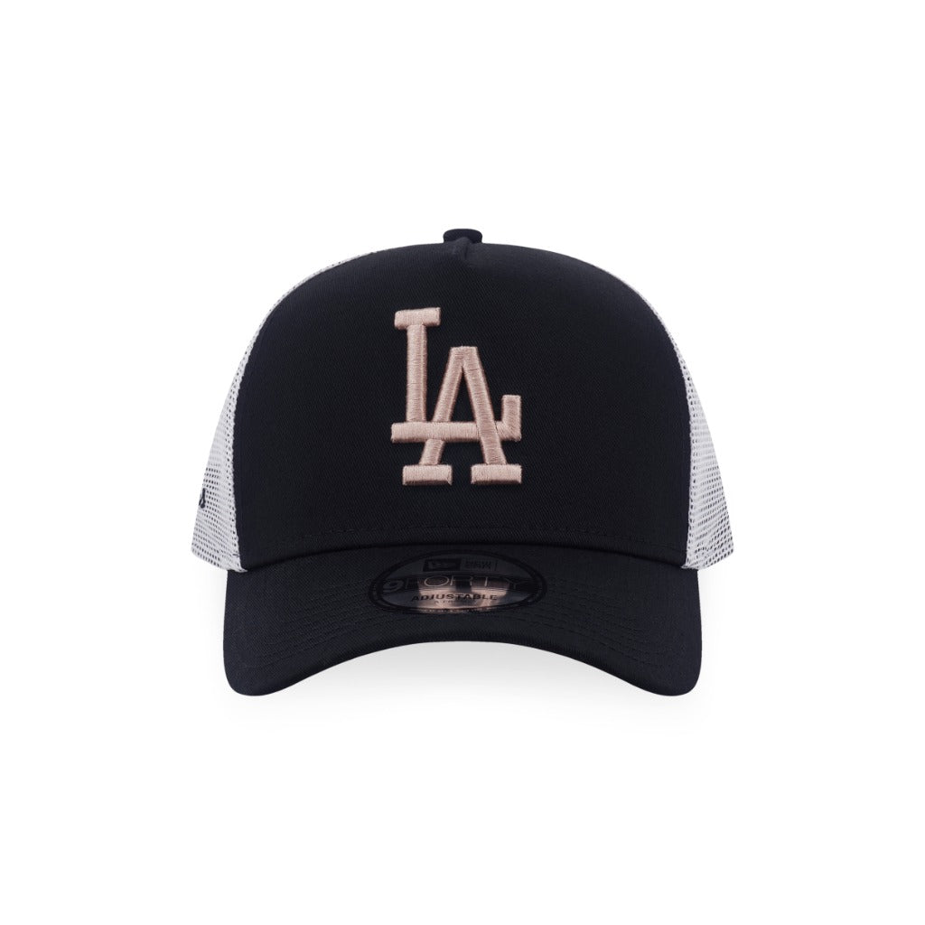 หมวกแก๊ป New Era รุ่น Los Angeles Dodgers Color Era Black 9Forty A-Frame Trucker Cap