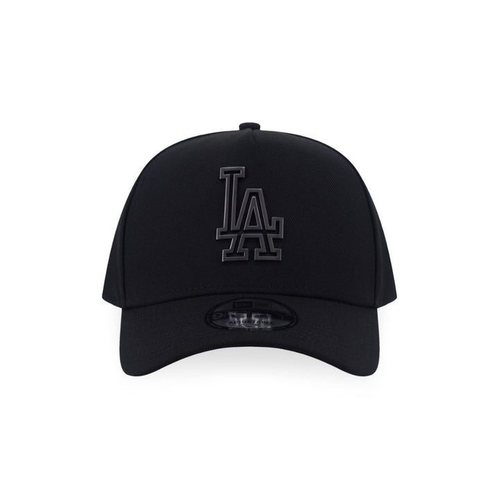 หมวกแก๊ป New Era รุ่น Los Angeles Dodgers Metal Badge Matte Brushed Black 9Forty A-Frame Cap