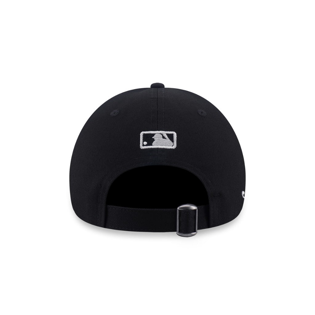 หมวกแก๊ป New Era รุ่น New York Yankees Cross Panels Script Black 9Forty Cap