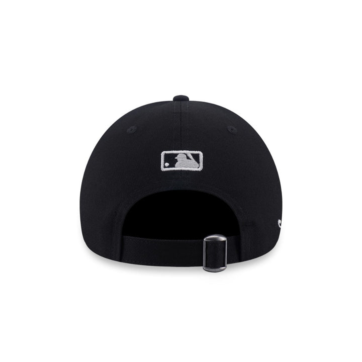 หมวกแก๊ป New Era รุ่น New York Yankees Cross Panels Script Black 9Forty Cap