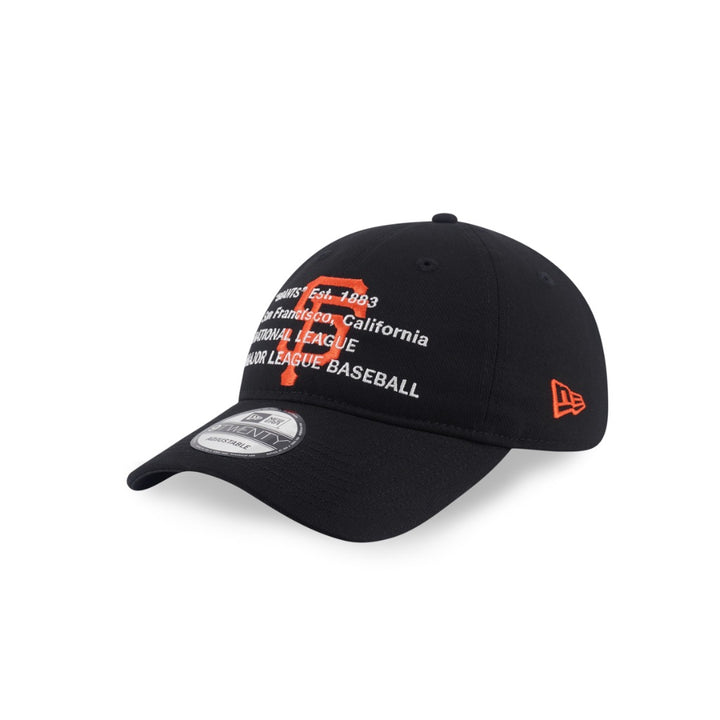 หมวกแก๊ป New Era รุ่น San Francisco Giants Layered Script Black 9Twenty Cap