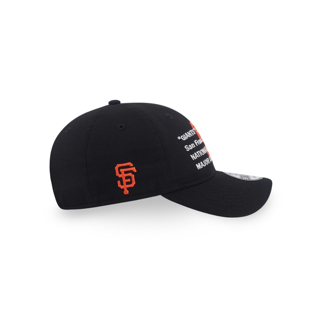 หมวกแก๊ป New Era รุ่น San Francisco Giants Layered Script Black 9Twenty Cap