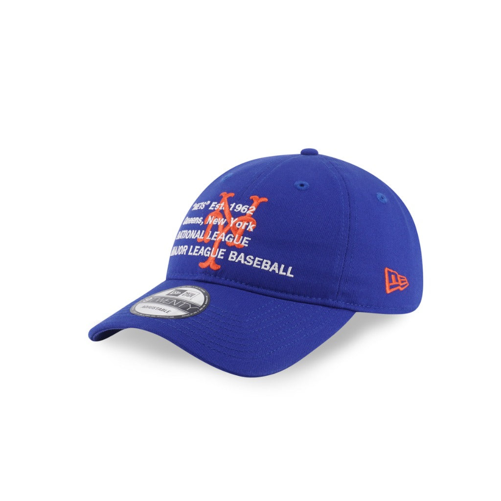 หมวกแก๊ป New Era รุ่น New York Mets Layered Script Royal 9Twenty Cap
