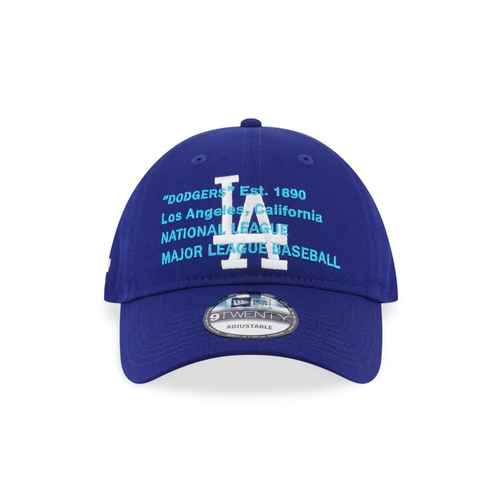 หมวกแก๊ป New Era รุ่น Los Angeles Dodgers Layered Script Dark Royal 9Twenty Cap