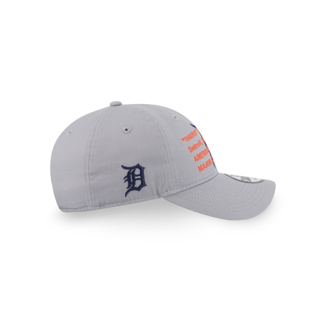 หมวกแก๊ป New Era รุ่น Detroit Tigers Layered Script Gray 9Twenty Cap