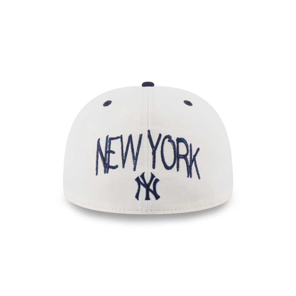 หมวกแก๊ป New Era รุ่น New York Yankees Punkcore 2-Tone Navy Visor Chrome White 59Fifty Cap