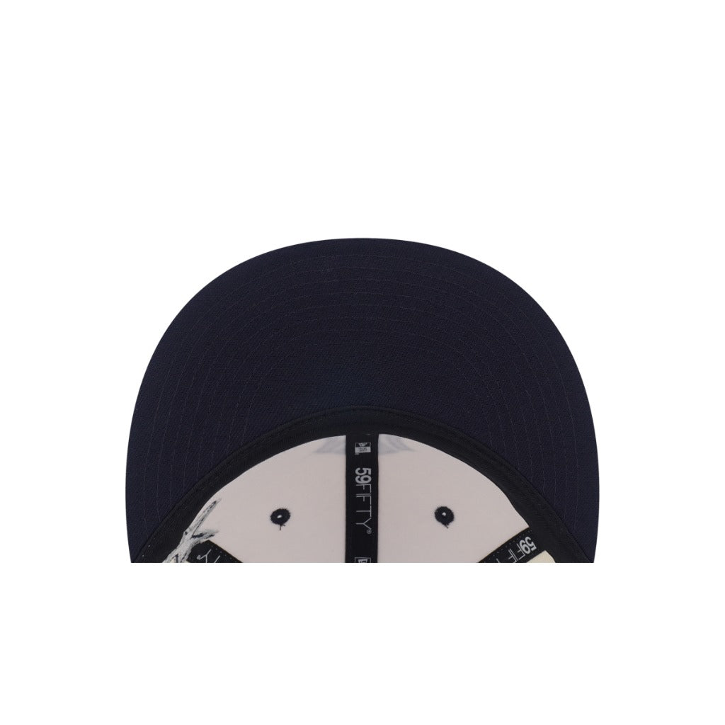 หมวกแก๊ป New Era รุ่น New York Yankees Punkcore 2-Tone Navy Visor Chrome White 59Fifty Cap