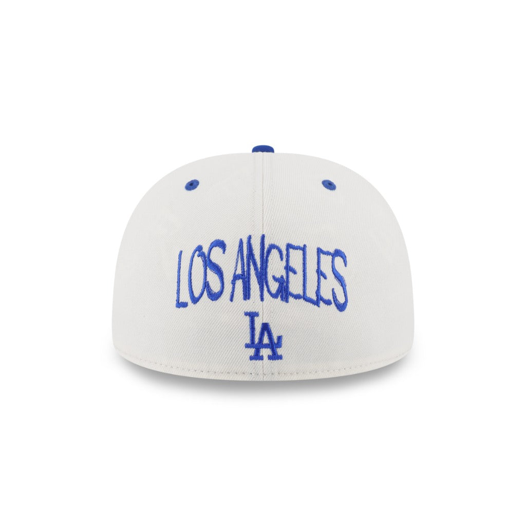 หมวกแก๊ป New Era รุ่น Los Angeles Dodgers Punkcore 2-Tone Dark Royal Visor Chrome White 59Fifty Cap
