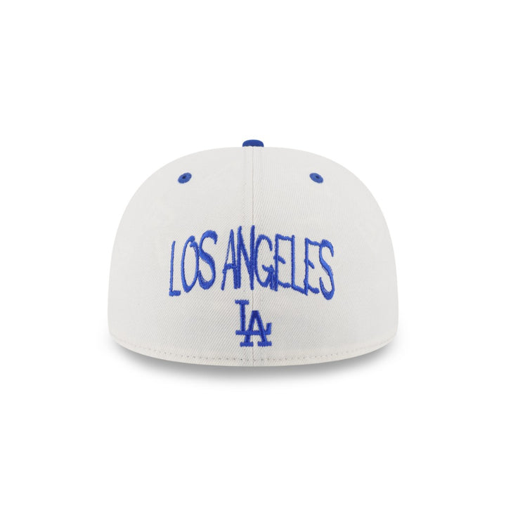 หมวกแก๊ป New Era รุ่น Los Angeles Dodgers Punkcore 2-Tone Dark Royal Visor Chrome White 59Fifty Cap