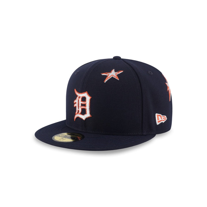 หมวกแก๊ป New Era รุ่น Detroit Tigers Punkcore Navy 59Fifty Cap