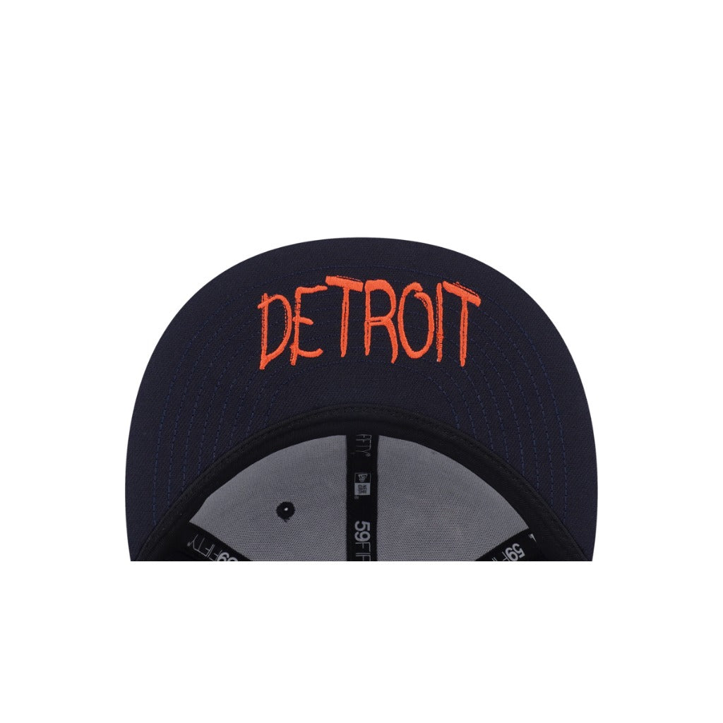 หมวกแก๊ป New Era รุ่น Detroit Tigers Punkcore Navy 59Fifty Cap