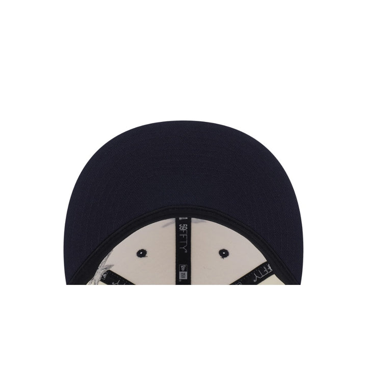 หมวกแก๊ป New Era รุ่น Detroit Tigers Punkcore 2-Tone Navy Visor Chrome White 59Fifty Cap