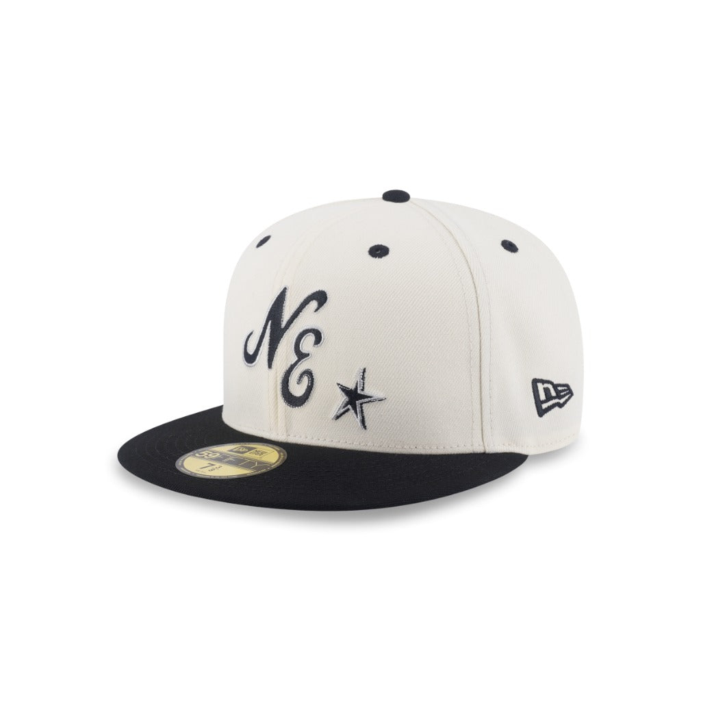 หมวกแก๊ป New Era รุ่น New Era Punkcore 2-Tone Black Visor Chrome White 59Fifty Cap