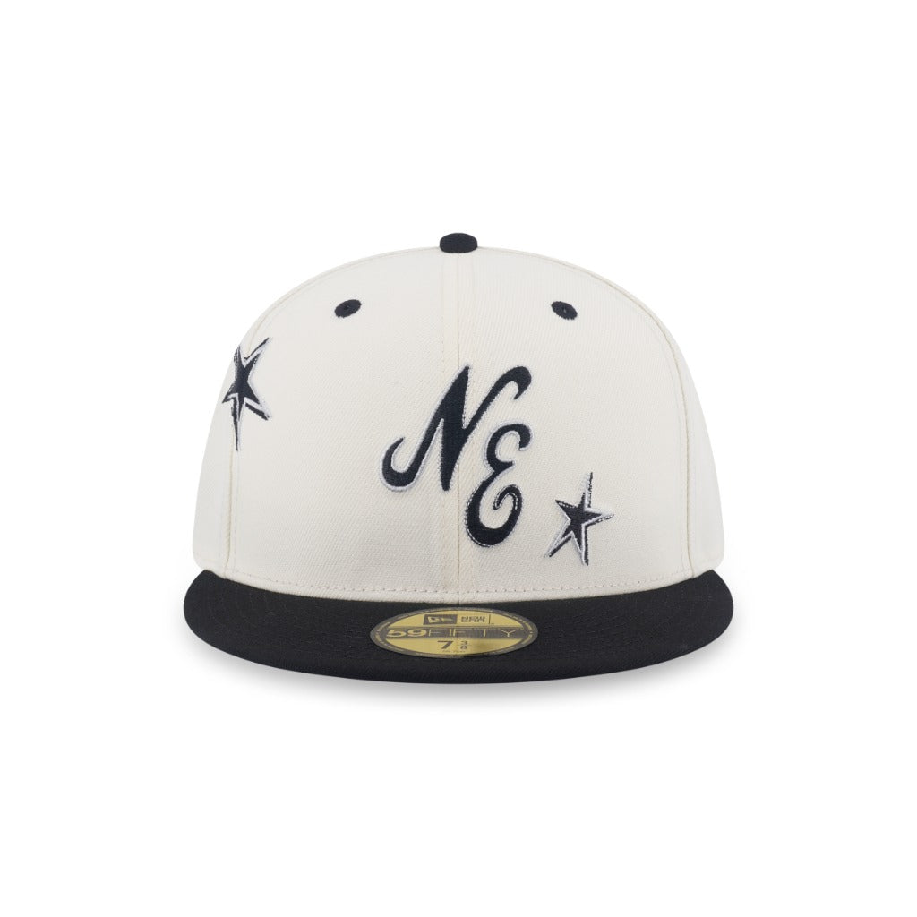 หมวกแก๊ป New Era รุ่น New Era Punkcore 2-Tone Black Visor Chrome White 59Fifty Cap