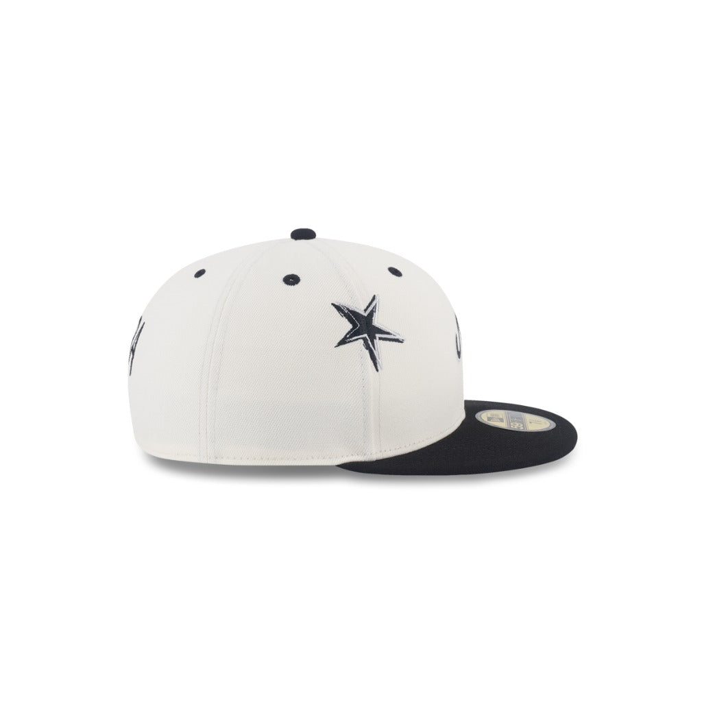 หมวกแก๊ป New Era รุ่น New Era Punkcore 2-Tone Black Visor Chrome White 59Fifty Cap