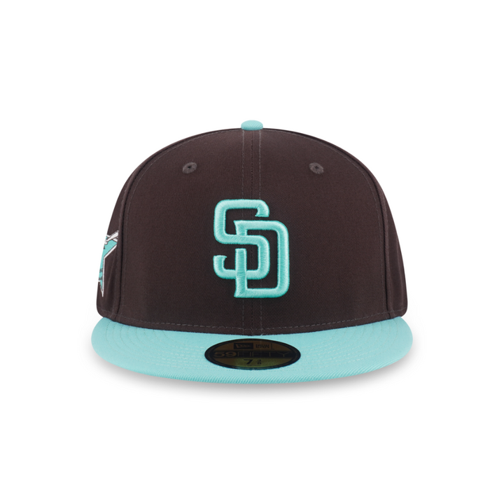 หมวกแก๊ป New Era รุ่น San Diego Padres Co 59Fifty Pack - Mint Chocolate Visor Blue Tint Chocolate 59Fifty Cap