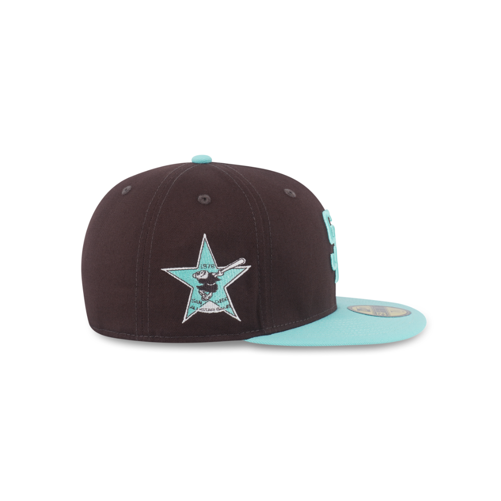 หมวกแก๊ป New Era รุ่น San Diego Padres Co 59Fifty Pack - Mint Chocolate Visor Blue Tint Chocolate 59Fifty Cap