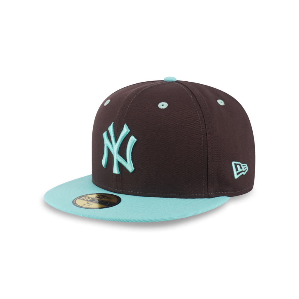 หมวกแก๊ป New Era รุ่น New York Yankees Co 59Fifty Pack - Mint Chocolate Visor Blue Tint Chocolate 59Fifty Cap
