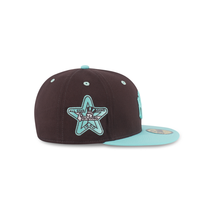 หมวกแก๊ป New Era รุ่น New York Yankees Co 59Fifty Pack - Mint Chocolate Visor Blue Tint Chocolate 59Fifty Cap