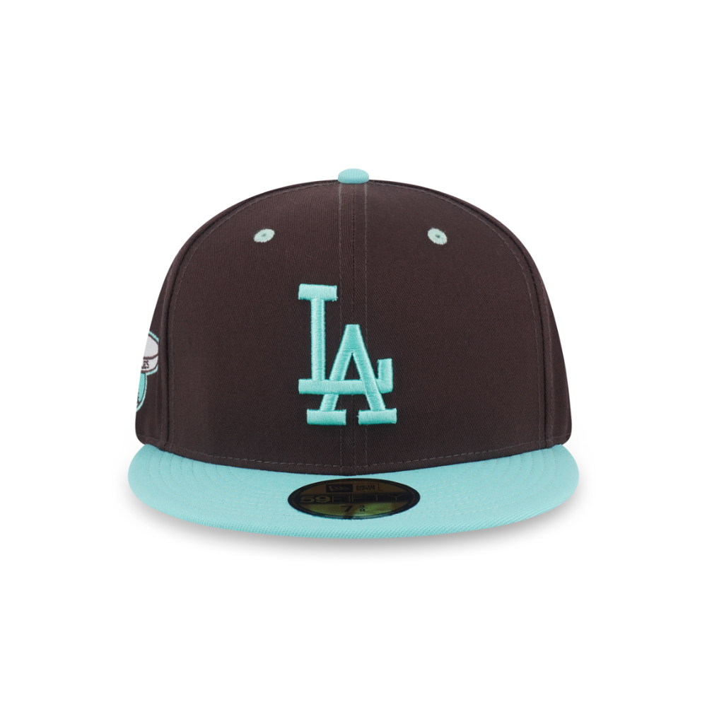 หมวกแก๊ป New Era รุ่น Los Angeles Dodgers Co 59Fifty Pack - Mint Chocolate Visor Blue Tint Chocolate 59Fifty Cap