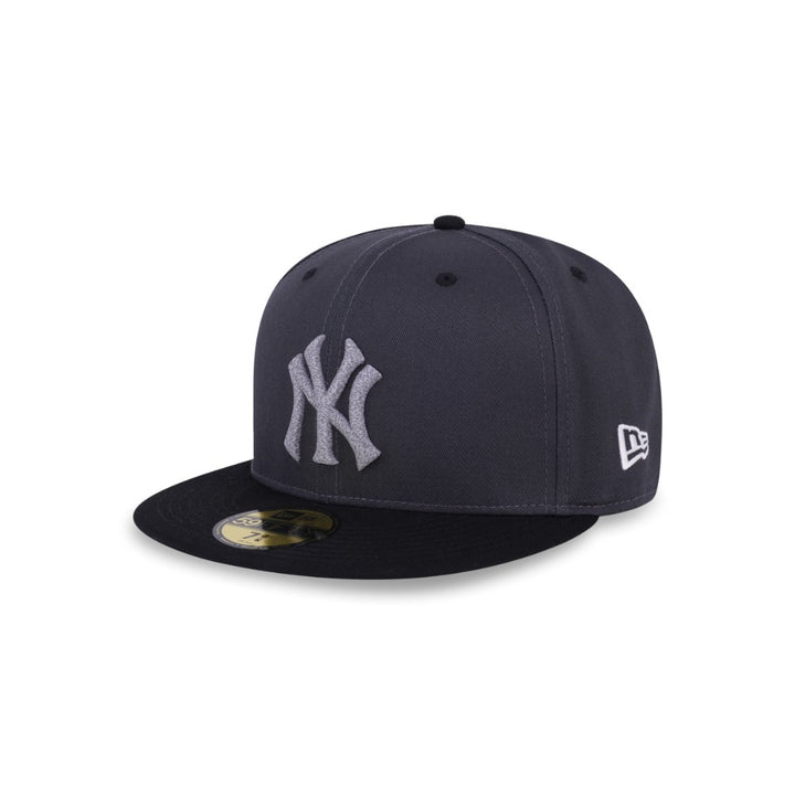 หมวกแก๊ป New Era รุ่น 59Fifty Pack - Reflective New York Yankees Cooperstown 2-Tone Black Visor Steel Clouds Gray 59Fifty Cap