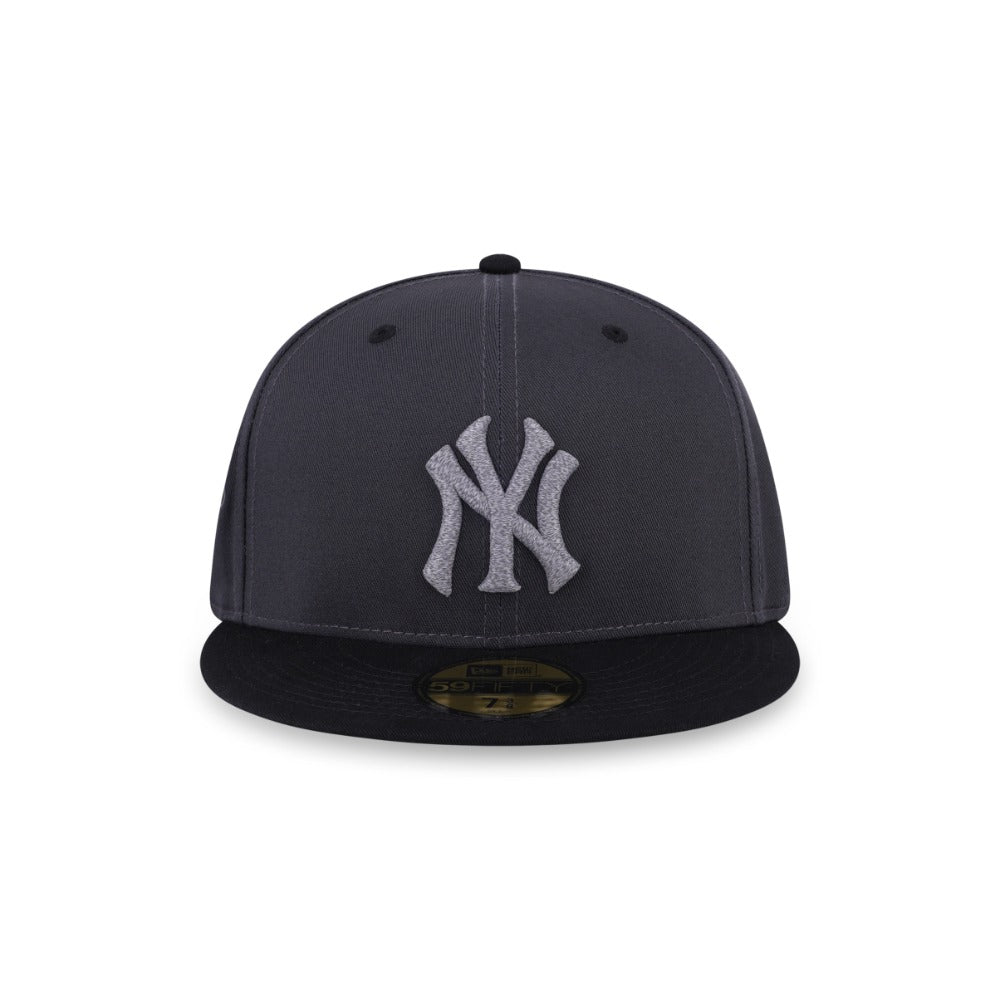 หมวกแก๊ป New Era รุ่น 59Fifty Pack - Reflective New York Yankees Cooperstown 2-Tone Black Visor Steel Clouds Gray 59Fifty Cap