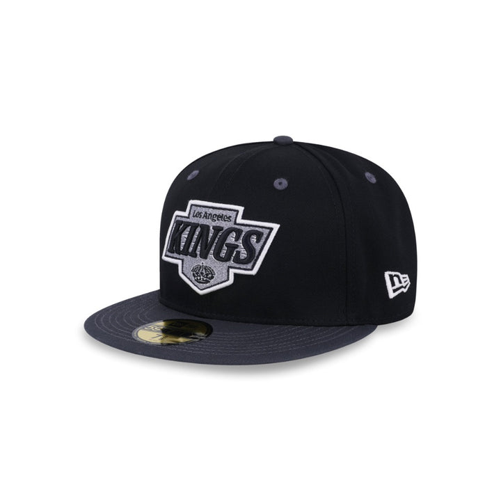 หมวกแก๊ป New Era รุ่น 59Fifty Pack - Reflective Los Angeles Kings 2-Tone Steel Clouds Gray Visor Black 59Fifty Cap