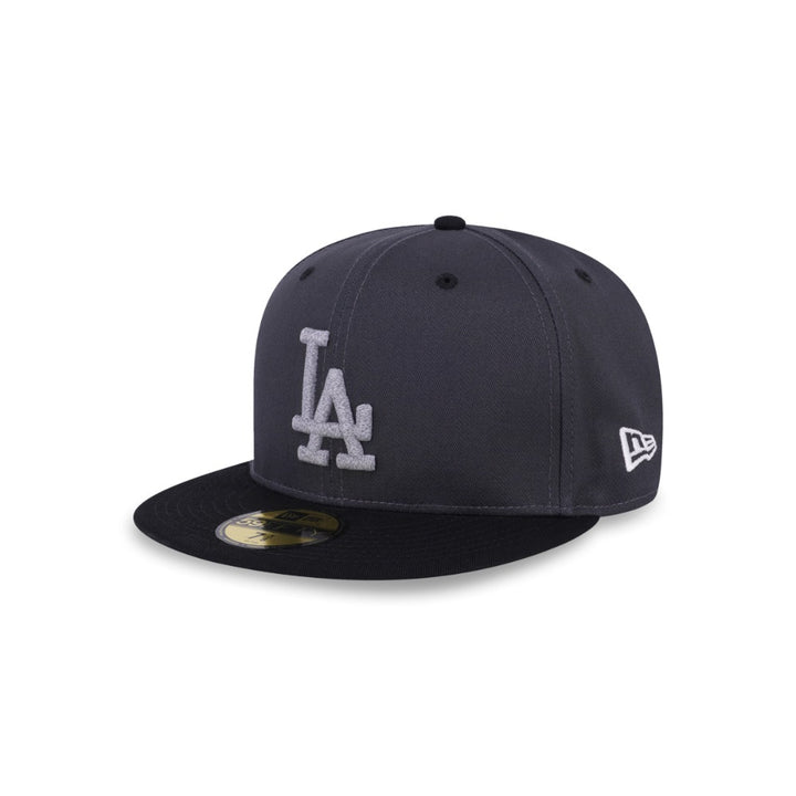 หมวกแก๊ป New Era รุ่น 59Fifty Pack - Reflective Los Angeles Dodgers Cooperstown 2-Tone Black Visor Steel Clouds Gray 59Fifty Cap