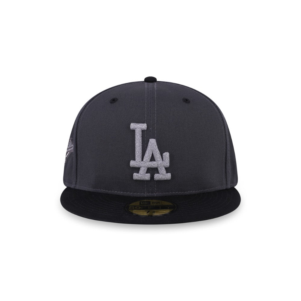 หมวกแก๊ป New Era รุ่น 59Fifty Pack - Reflective Los Angeles Dodgers Cooperstown 2-Tone Black Visor Steel Clouds Gray 59Fifty Cap
