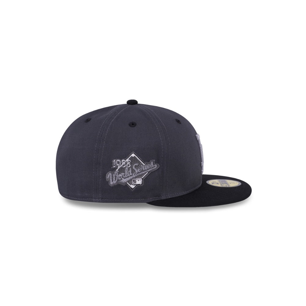 หมวกแก๊ป New Era รุ่น 59Fifty Pack - Reflective Los Angeles Dodgers Cooperstown 2-Tone Black Visor Steel Clouds Gray 59Fifty Cap