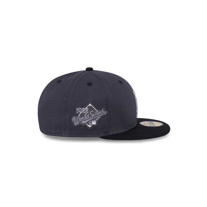 หมวกแก๊ป New Era รุ่น 59Fifty Pack - Reflective Los Angeles Dodgers Cooperstown 2-Tone Black Visor Steel Clouds Gray 59Fifty Cap
