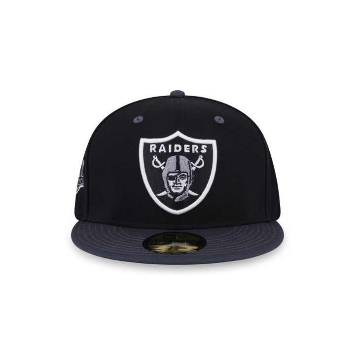 หมวกแก๊ป New Era รุ่น 59Fifty Pack - Reflective Las Vegas Raiders 2-Tone Steel Clouds Gray Visor Black 59Fifty Cap