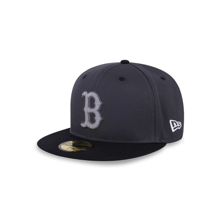 หมวกแก๊ป New Era รุ่น 59Fifty Pack - Reflective Boston Red Sox Cooperstown 2-Tone Black Visor Steel Clouds Gray 59Fifty Cap
