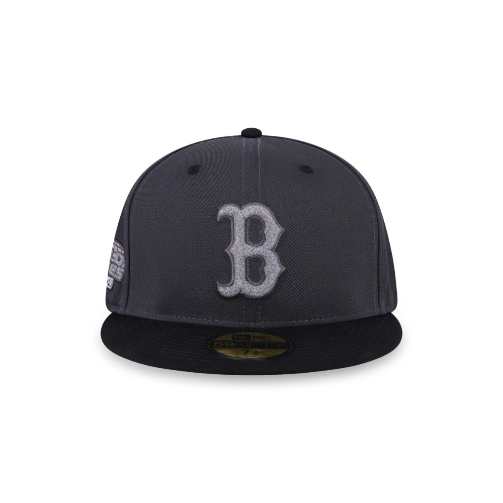 หมวกแก๊ป New Era รุ่น 59Fifty Pack - Reflective Boston Red Sox Cooperstown 2-Tone Black Visor Steel Clouds Gray 59Fifty Cap