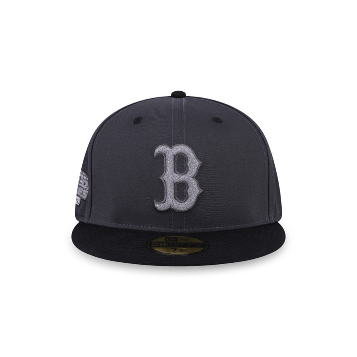 หมวกแก๊ป New Era รุ่น 59Fifty Pack - Reflective Boston Red Sox Cooperstown 2-Tone Black Visor Steel Clouds Gray 59Fifty Cap