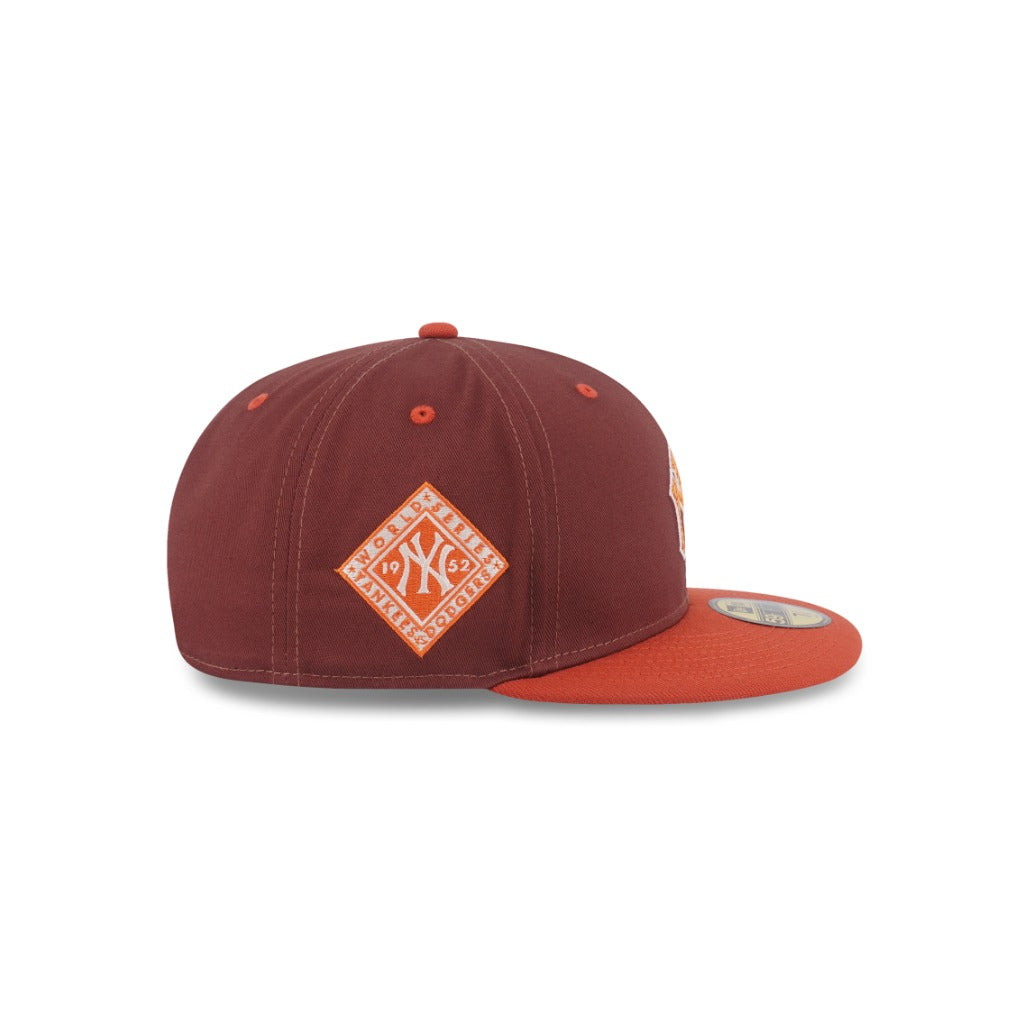 หมวกแก๊ป New Era รุ่น 59Fifty Pack - Fall Park New York Yankees Cooperstown 2-Tone Warm Flame Visor Deep Auburn 59Fifty Cap