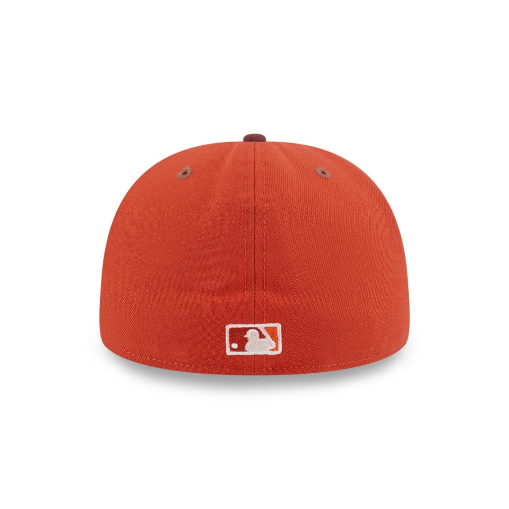 หมวกแก๊ป New Era รุ่น 59Fifty Pack - Fall Park Los Angeles Dodgers Cooperstown 2-Tone Deep Auburn Visor Warm Flame 59Fifty Cap