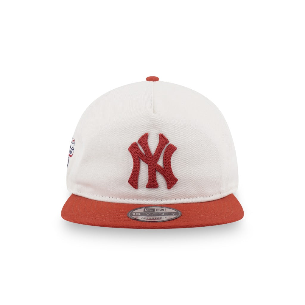 หมวกแก๊ป New Era รุ่น New York Yankees 2-Tone Warm Flame Visor Chrome White 19Twenty Cap