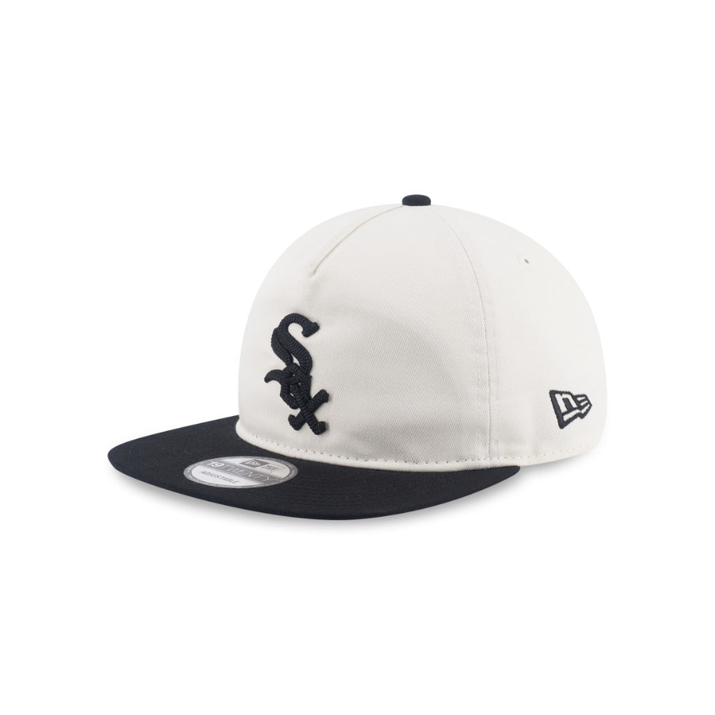 หมวกแก๊ป New Era รุ่น Chicago White Sox 2-Tone Black Visor Chrome White 19Twenty Cap
