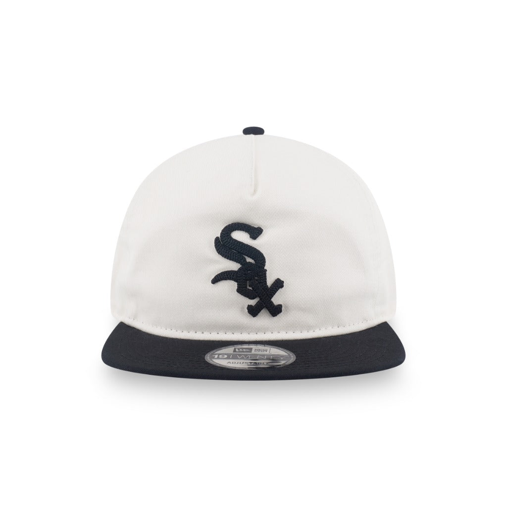 หมวกแก๊ป New Era รุ่น Chicago White Sox 2-Tone Black Visor Chrome White 19Twenty Cap