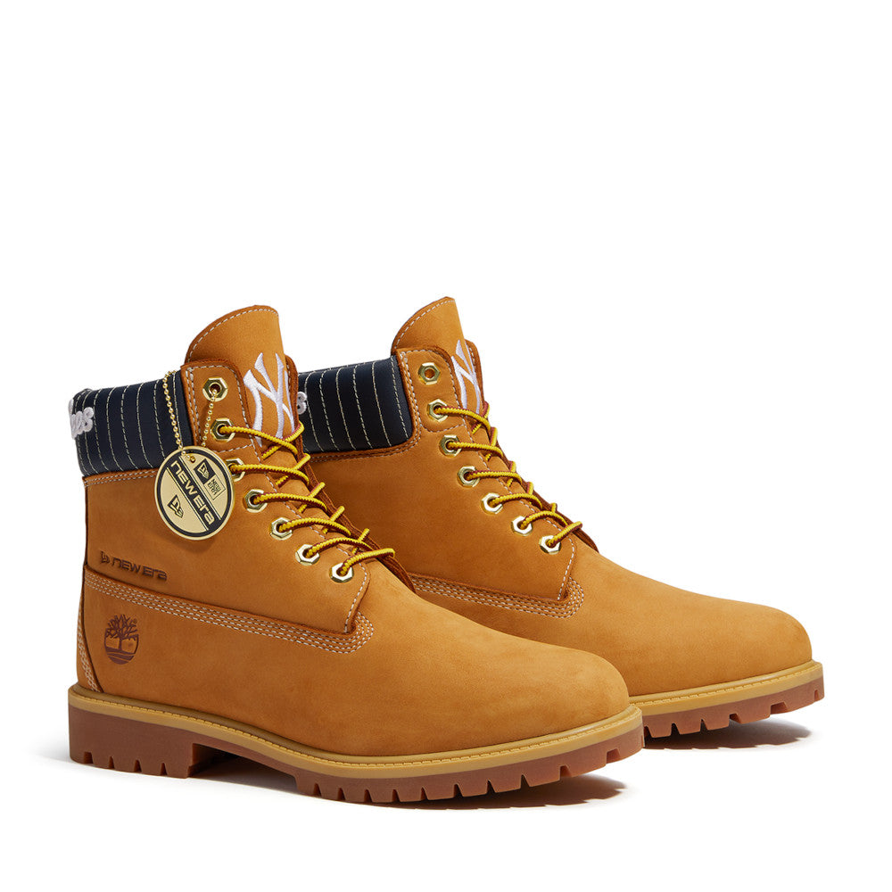 รองเท้าบูท New Era รุ่น New Era X Timberland X MLB New York Yankees Wheat 6-Inch Waterproof Boot