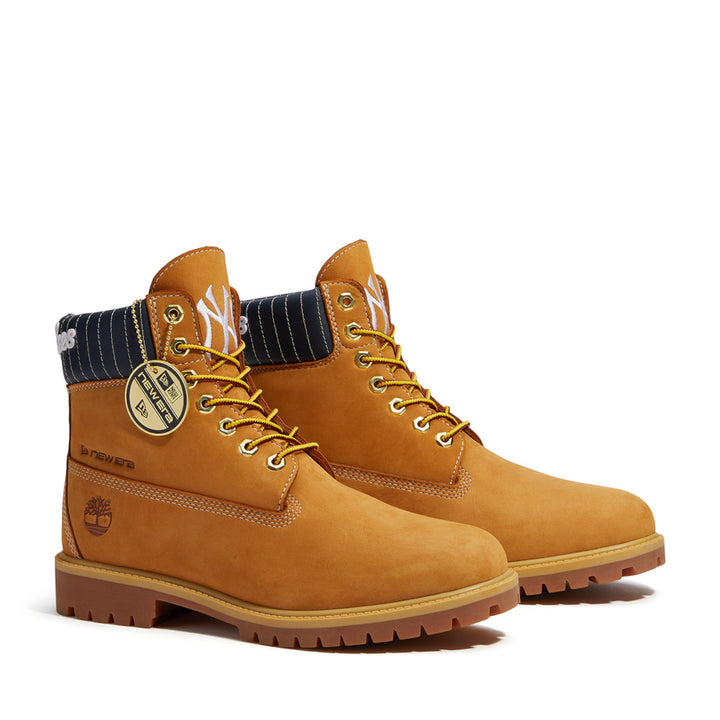 รองเท้าบูท New Era รุ่น New Era X Timberland X MLB New York Yankees Wheat 6-Inch Waterproof Boot