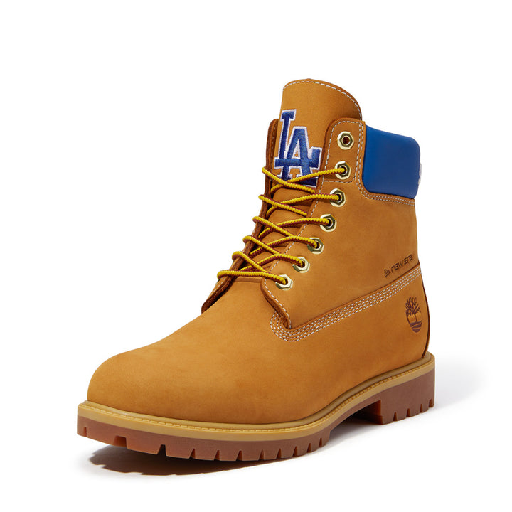 รองเท้าบูท New Era รุ่น New Era X Timberland X MLB Los Angeles Dodgers Wheat 6-Inch Waterproof Boot