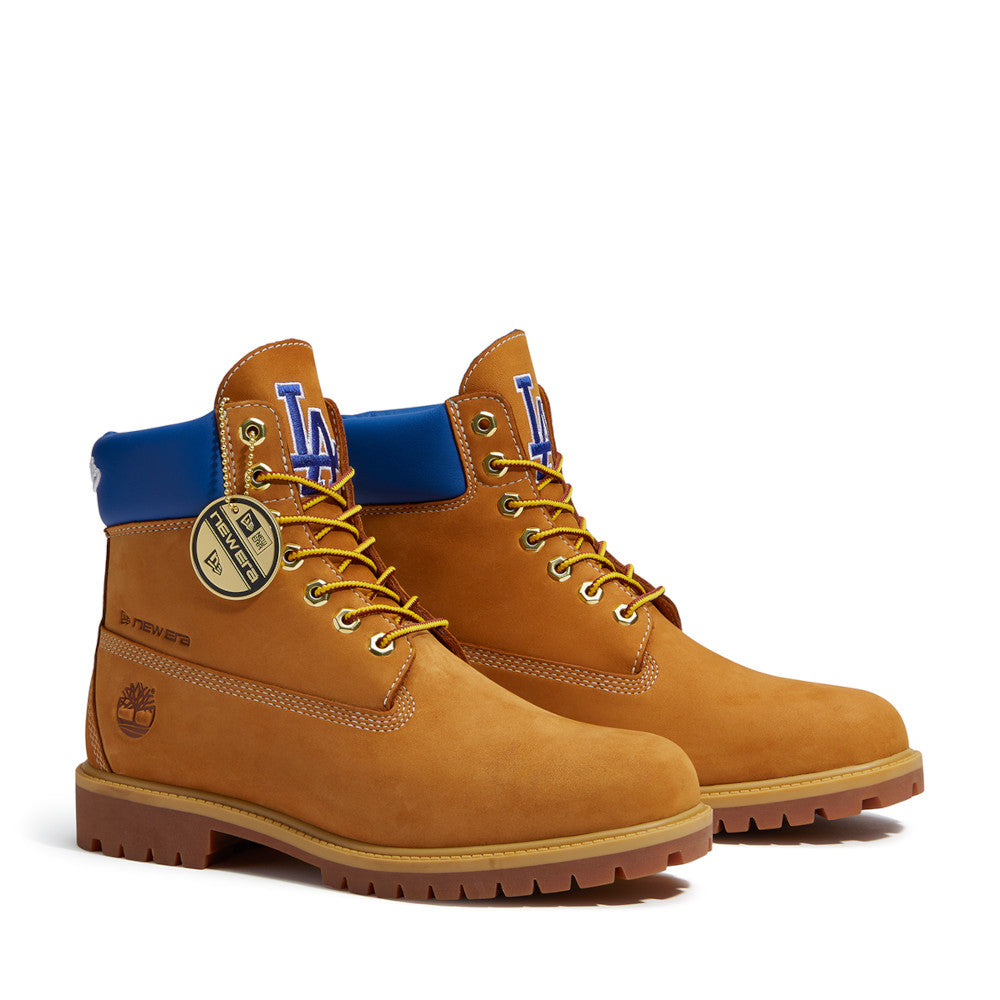 รองเท้าบูท New Era รุ่น New Era X Timberland X MLB Los Angeles Dodgers Wheat 6-Inch Waterproof Boot