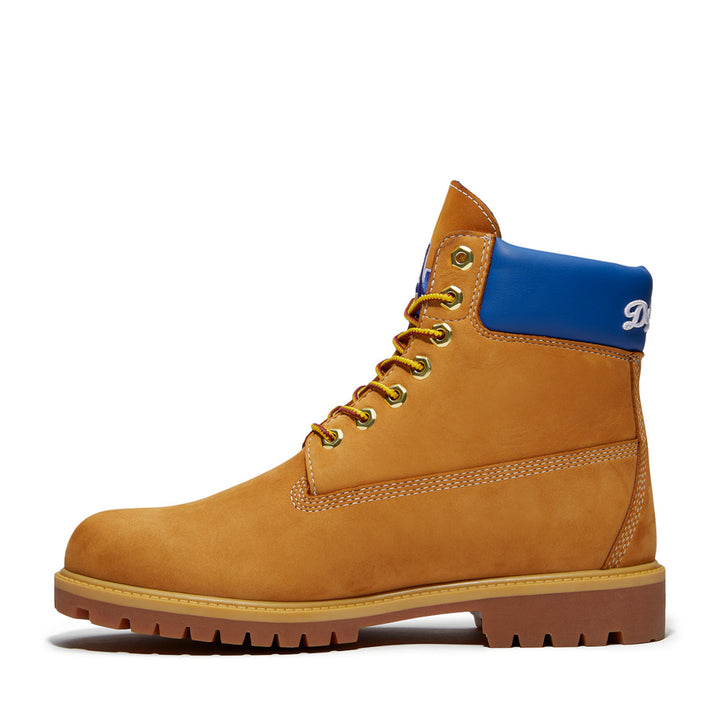 รองเท้าบูท New Era รุ่น New Era X Timberland X MLB Los Angeles Dodgers Wheat 6-Inch Waterproof Boot